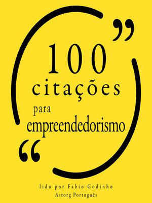 cover image of 100 citações para empreendedorismo